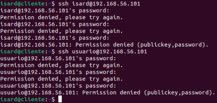 Simulación ataque SSH sin protección